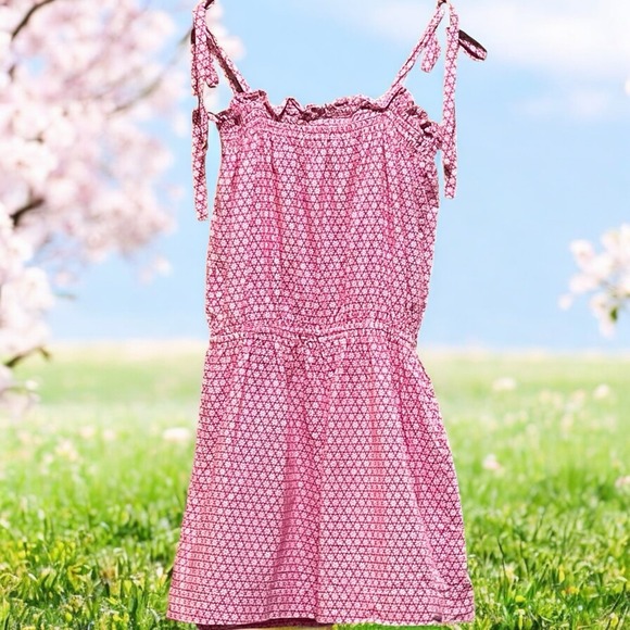 Little English Girls One Piece Romper Size 6 Pink White  Boutique - Picture 5 of 6